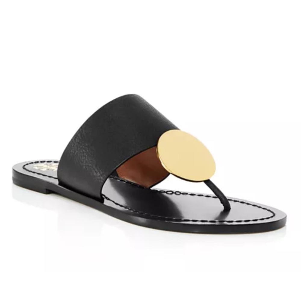 TORY BURCH MEDALLION SANDALS - Picture 2 of 8